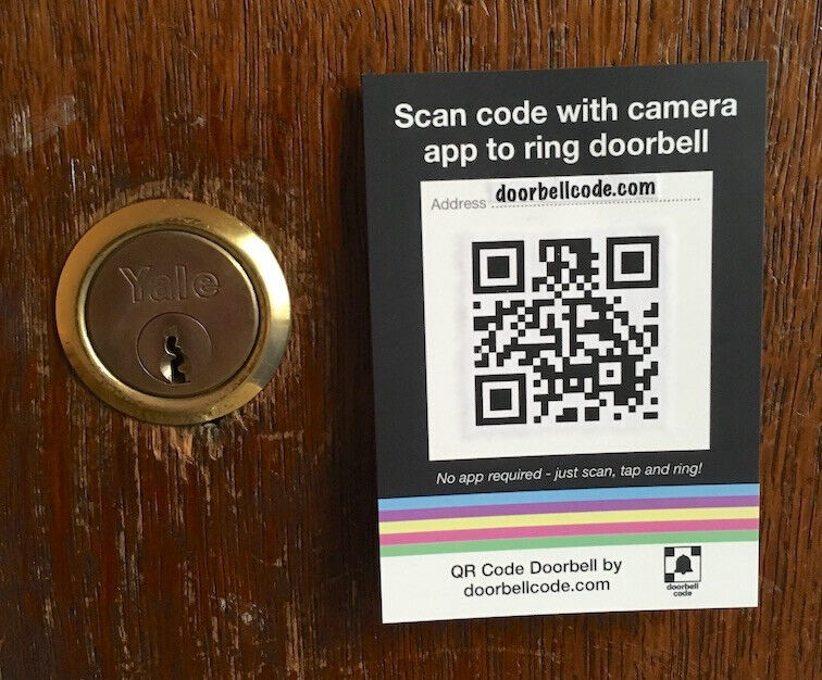DOORBELLCODE.com QR Code Doorbell